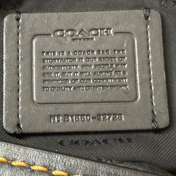 COACH Leaopard Edi Black and Tan Shoulder Bag#32728 - Picture 16 of 16